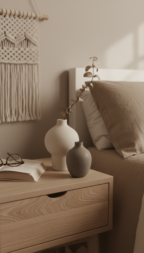 Ceramic vases on nightstand 766dbd3aa5