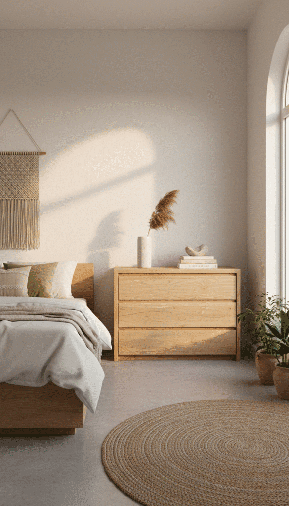 Original a bedroom with raw wood furniture critiqu 7f0be1f2d6