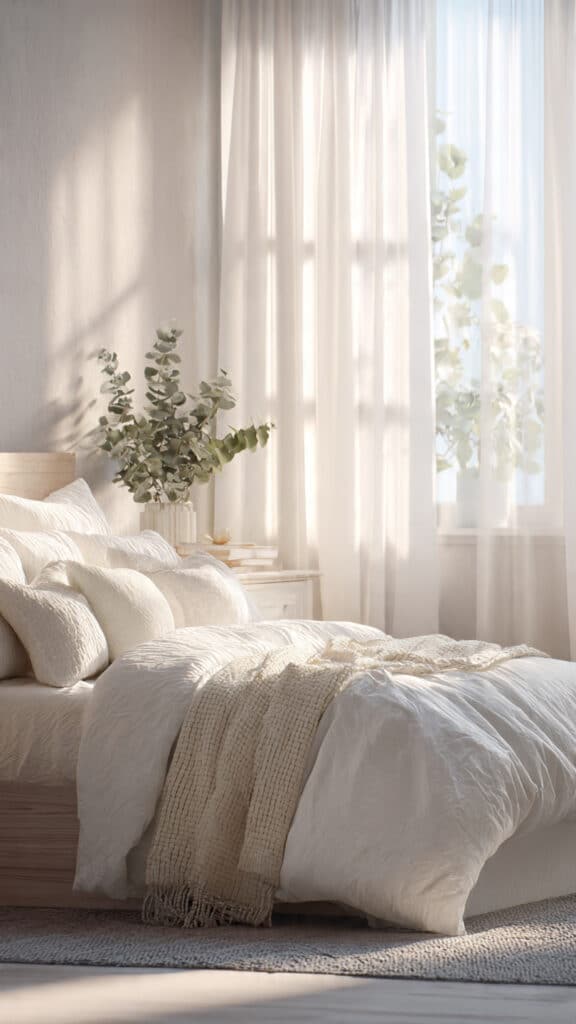 12 Easy Steps to Transition Your Bedroom From Winter to Spring 2 optimized ai prompt bright spring bedroom with lay