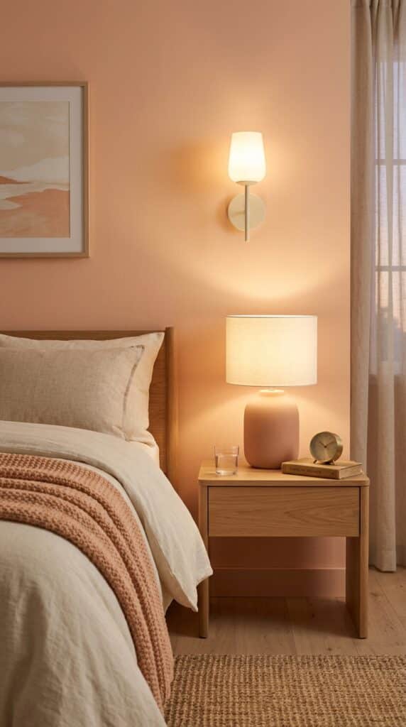 Bedroom with layered lighting f537b77a14