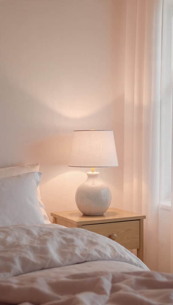 Dusty Rose and White Bedroom Ideas: 18 Elegant Decor Palettes for a Timeless Look 19 draft image prompt white bedroom with dusty rose l